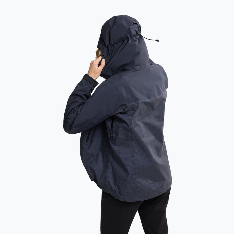 Jachetă de ploaie pentru femei Arcteryx Alpha black sappire pentru femei 5