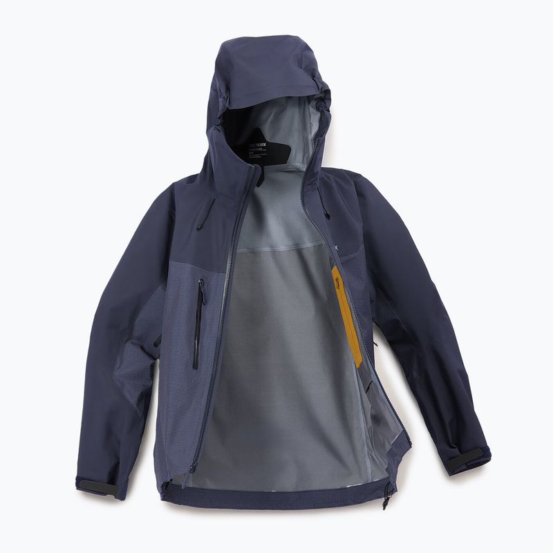 Jachetă de ploaie pentru femei Arcteryx Alpha black sappire pentru femei 12