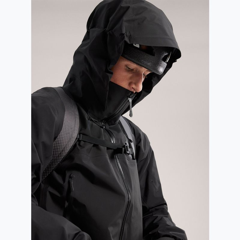 Jachetă de ploaie Arcteryx Beta AR pentru bărbați, negru 7
