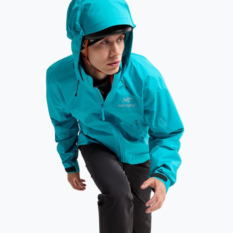 Jachetă de ploaie pentru bărbați Arcteryx Beta AR albastru tetra pentru bărbați 5