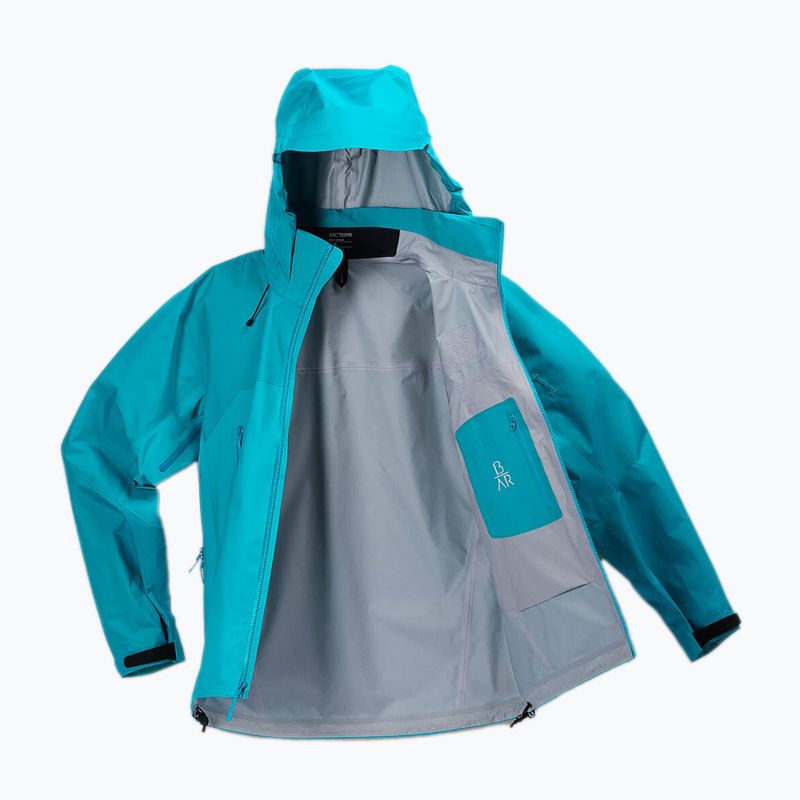 Jachetă de ploaie pentru bărbați Arcteryx Beta AR albastru tetra pentru bărbați 9