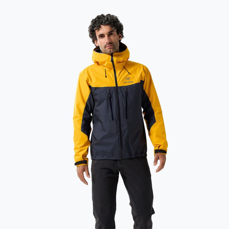 Jachetă de ploaie pentru bărbați Arc'teryx Alpha black sapphire/edziza negru