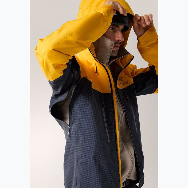 Jachetă de ploaie pentru bărbați Arc'teryx Alpha black sapphire/edziza negru 5