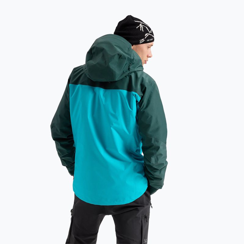 Jachetă de ploaie pentru bărbați Arcteryx Alpha blue tetra/pytheas pentru bărbați 3