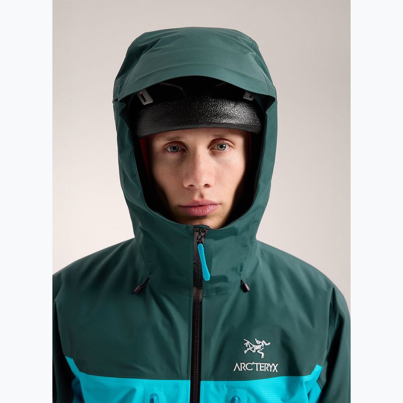 Jachetă de ploaie pentru bărbați Arcteryx Alpha blue tetra/pytheas pentru bărbați 6