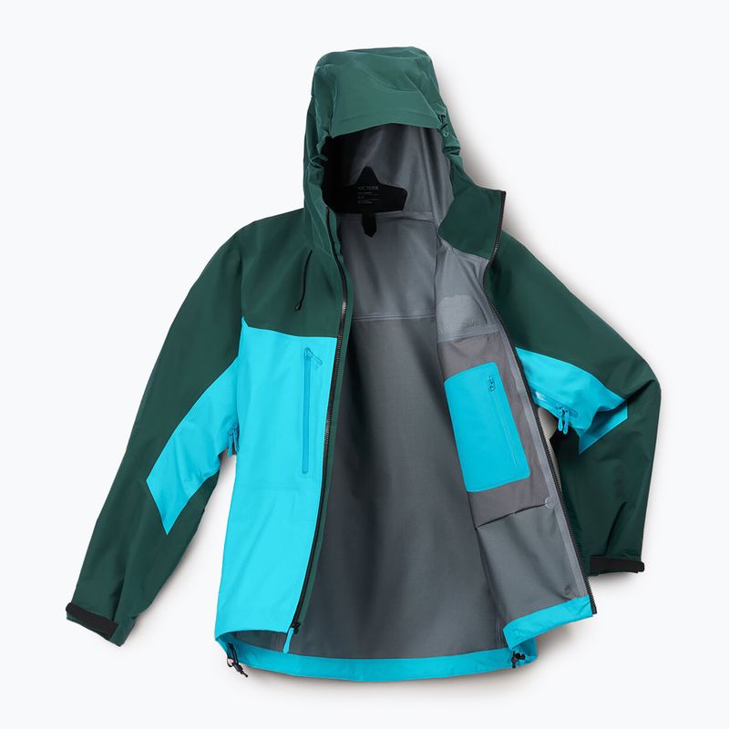 Jachetă de ploaie pentru bărbați Arcteryx Alpha blue tetra/pytheas pentru bărbați 9