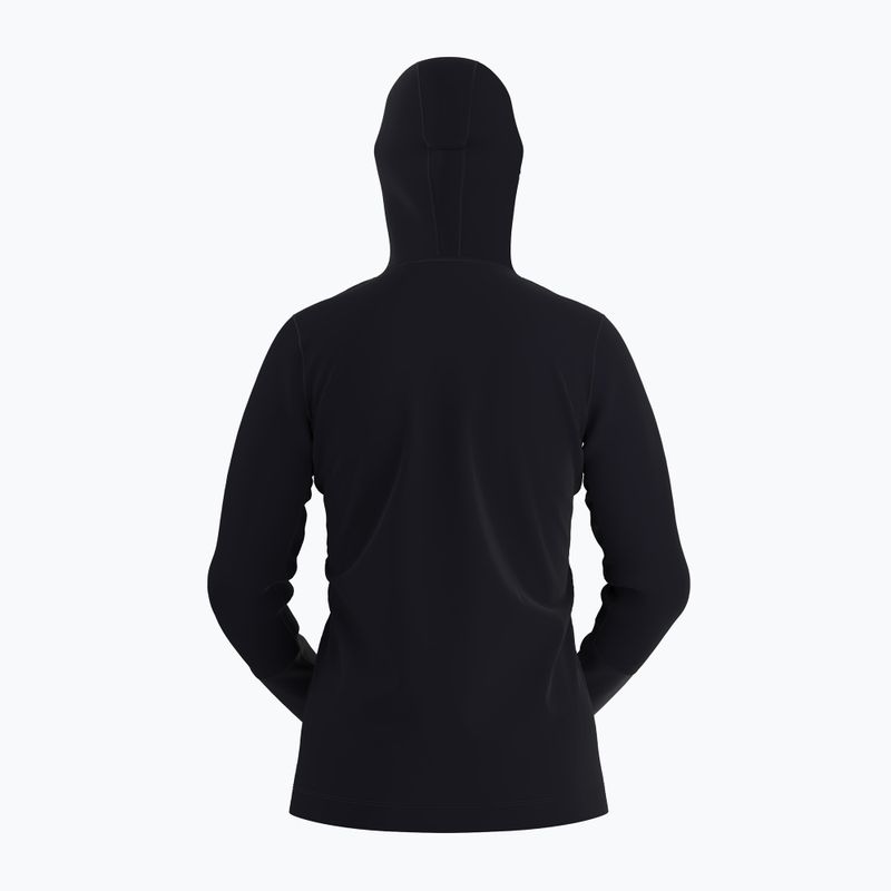 Tricou de trekking pentru femei Arc'teryx Rho Hoody negru 10