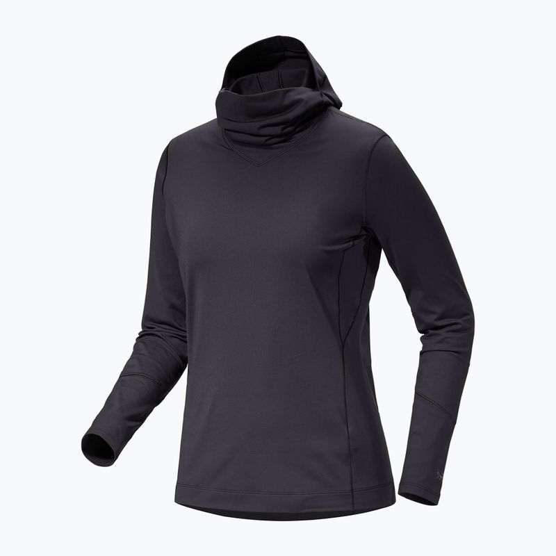Tricou de trekking pentru femei Arcteryx Rho Hoody negru 8