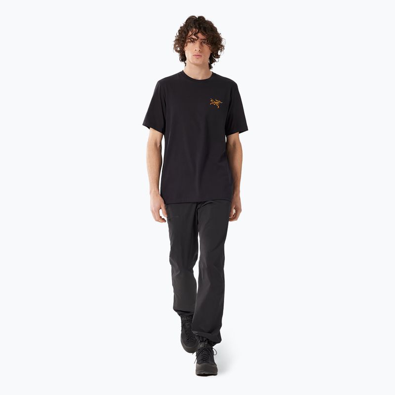 Tricou pentru bărbați Arcteryx Arc'Multi Bird Logo black 2
