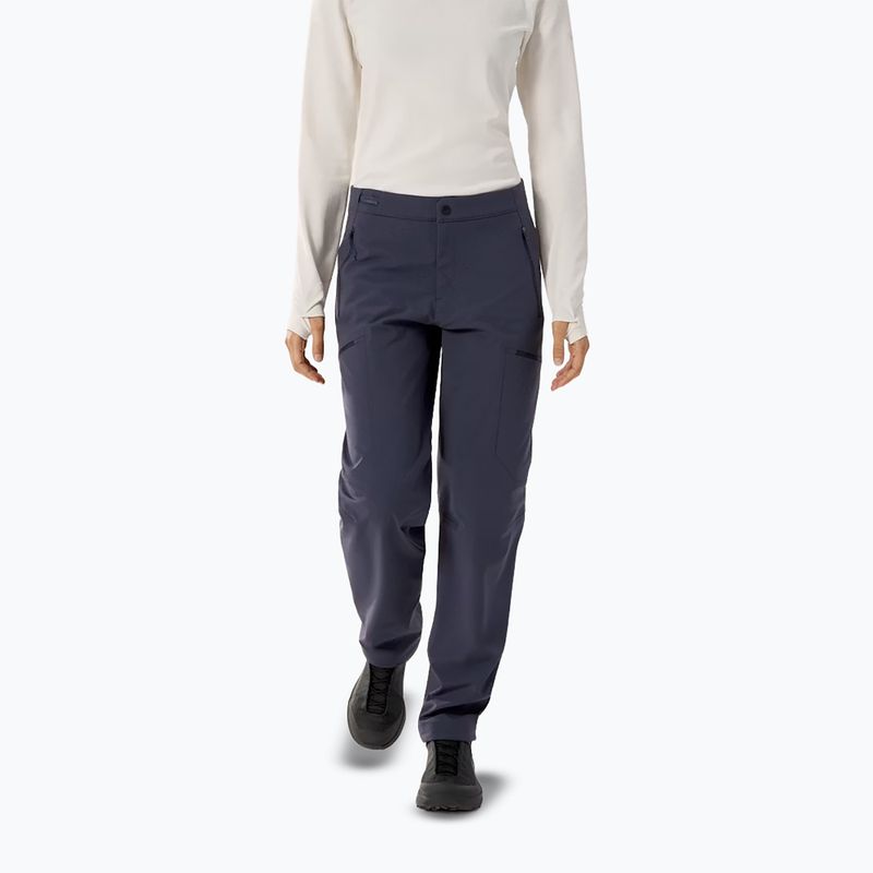 Pantaloni softshell pentru femei Arcteryx Gamma MX black sapphire