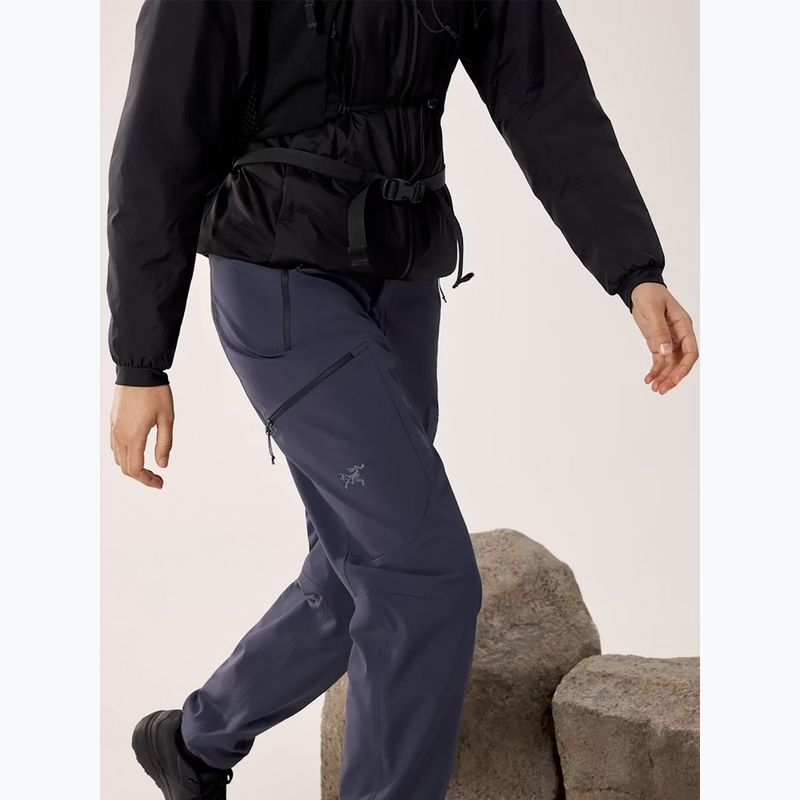 Pantaloni softshell pentru femei Arcteryx Gamma MX black sapphire 4