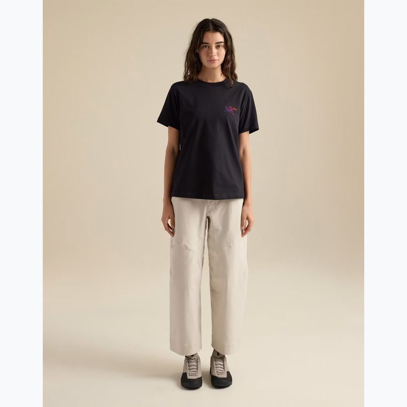 Tricou pentru femei Arcteryx Kragg Cotton Little Bird Crew black/multi 2