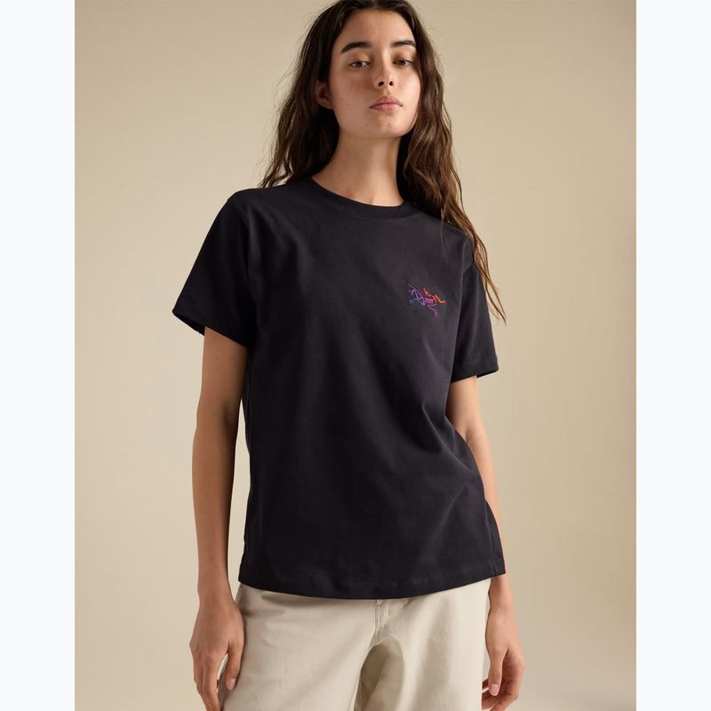 Tricou pentru femei Arcteryx Kragg Cotton Little Bird Crew black/multi 6