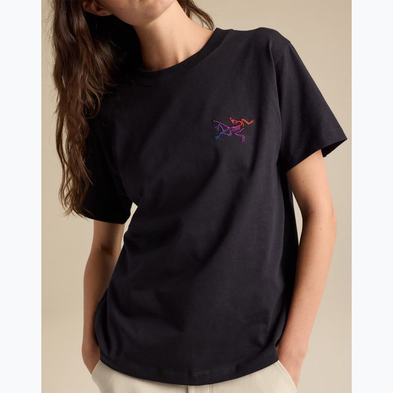 Tricou pentru femei Arcteryx Kragg Cotton Little Bird Crew black/multi 7