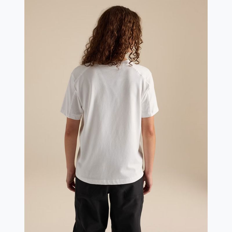 Tricou pentru femei Arcteryx Kragg Cotton Little Bird Crew white light/white 3