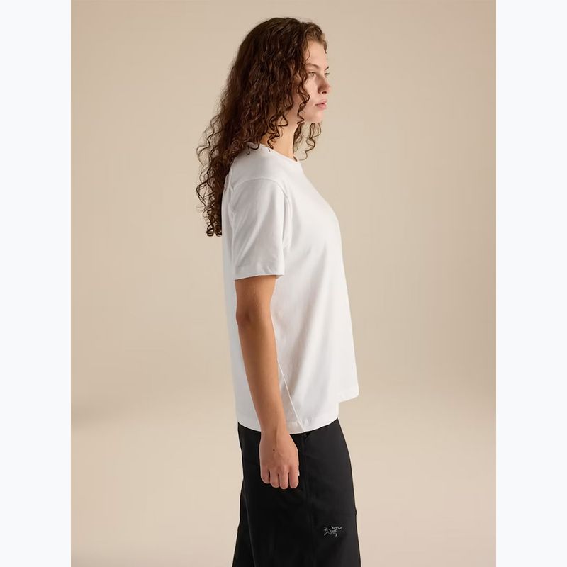 Tricou pentru femei Arcteryx Kragg Cotton Little Bird Crew white light/white 4