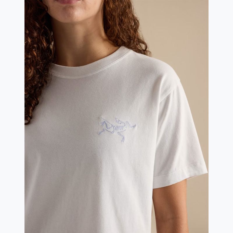 Tricou pentru femei Arcteryx Kragg Cotton Little Bird Crew white light/white 5