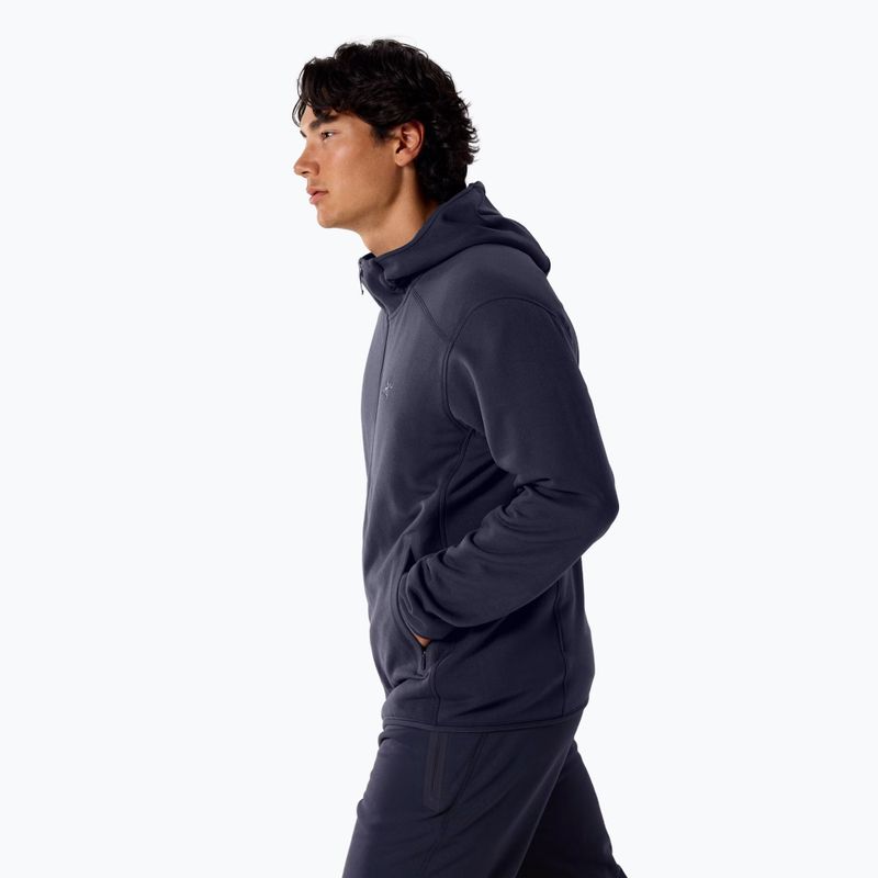 Hanorac de trekking pentru bărbați Arc'Teryx Kyanite Hoody black sapphire 3