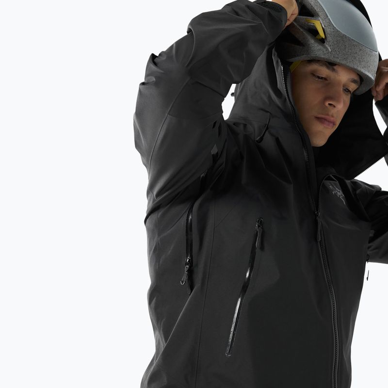 Geacă de ploaie pentru bărbați Arcteryx Beta SL black 5