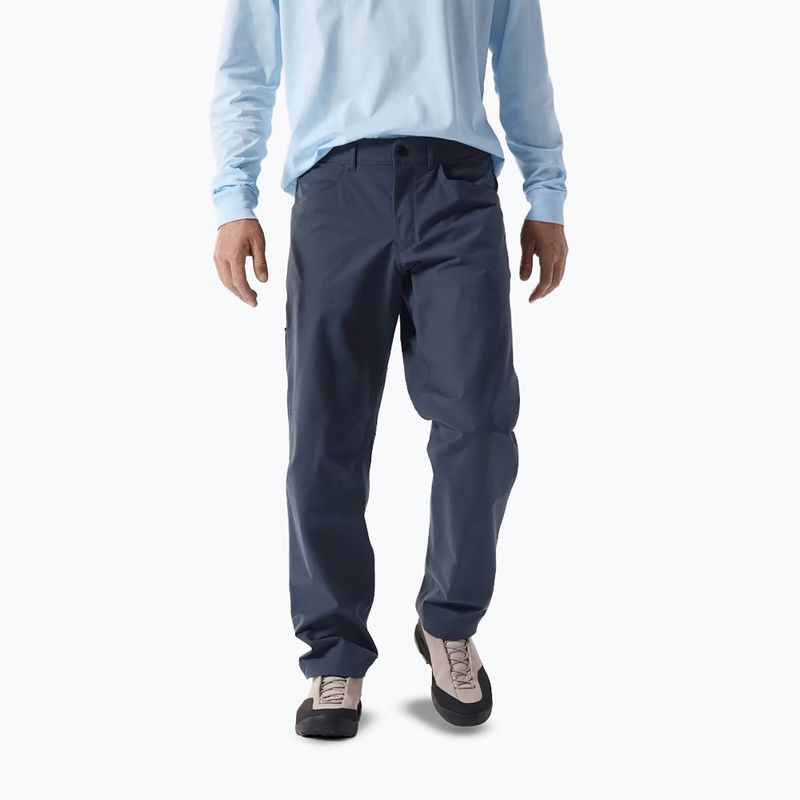 Pantaloni de trekking pentru bărbați Arcteryx Kragg Cotton black sapphire
