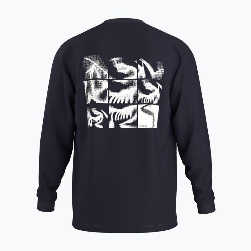 Longsleeve pentru bărbați Arcteryx Kragg SL Cotton Bird Tile black / arctic silk 2