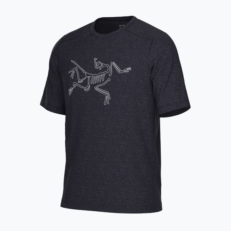 Tricou pentru bărbați Arc'teryx Cormac Logo SS black heather 3