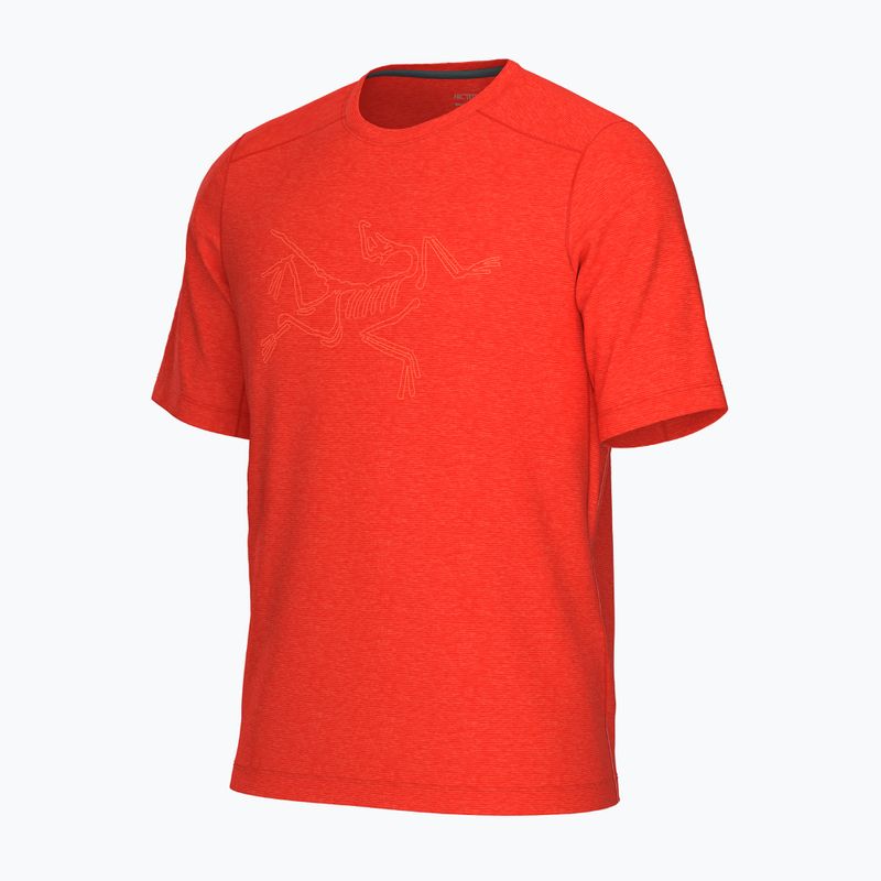 Tricou pentru bărbați Arcteryx Cormac Logo SS dynasty heather 3