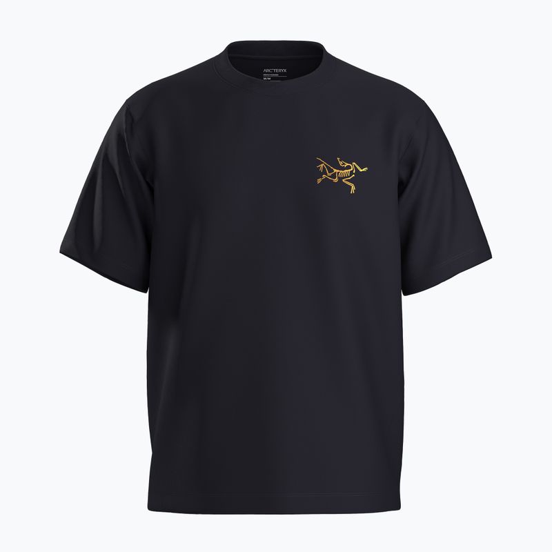 Tricou pentru bărbați Arcteryx Kragg Cotton Logo 24k black