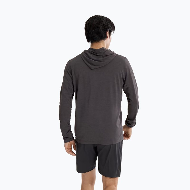 Longsleeve pentru bărbați Arc'teryx Cormac Hoody black heather 2
