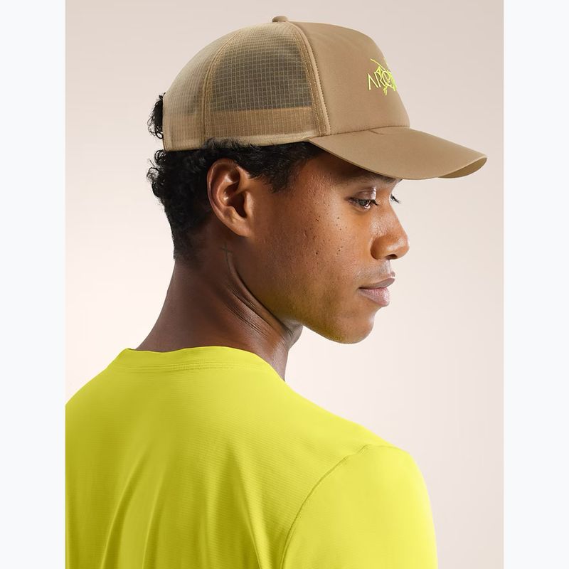 Șapcă cu cozoroc Arc'teryx Bird Word Trucker canvas/euphoria 5