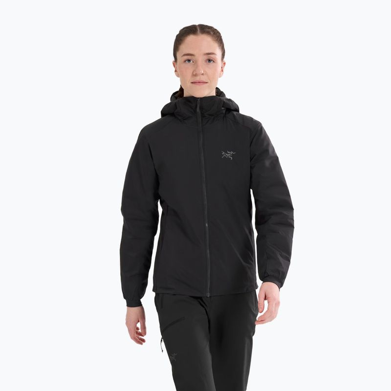 Geacă izolată pentru femei Arc'teryx Atom Hoody black