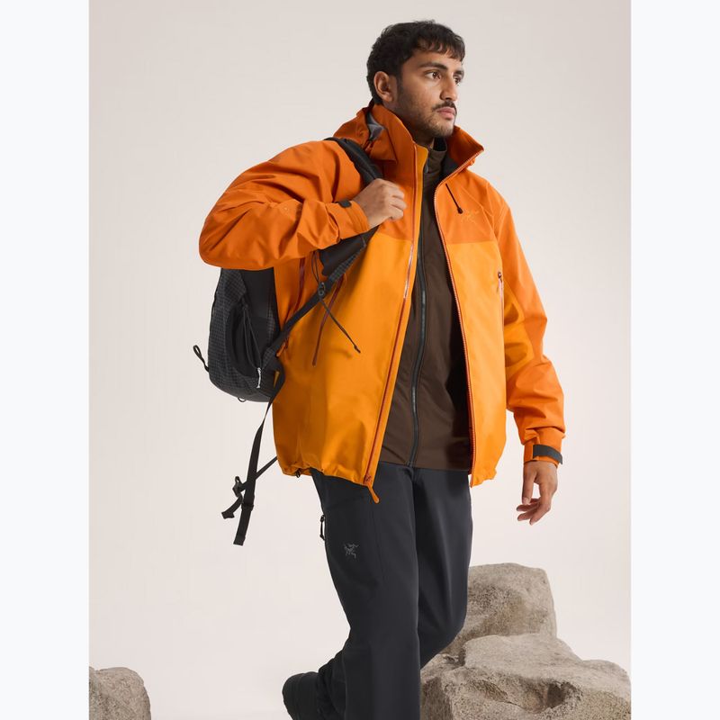 Geacă de ploaie pentru bărbați Arc'teryx Beta AR copper sky/blaze 9