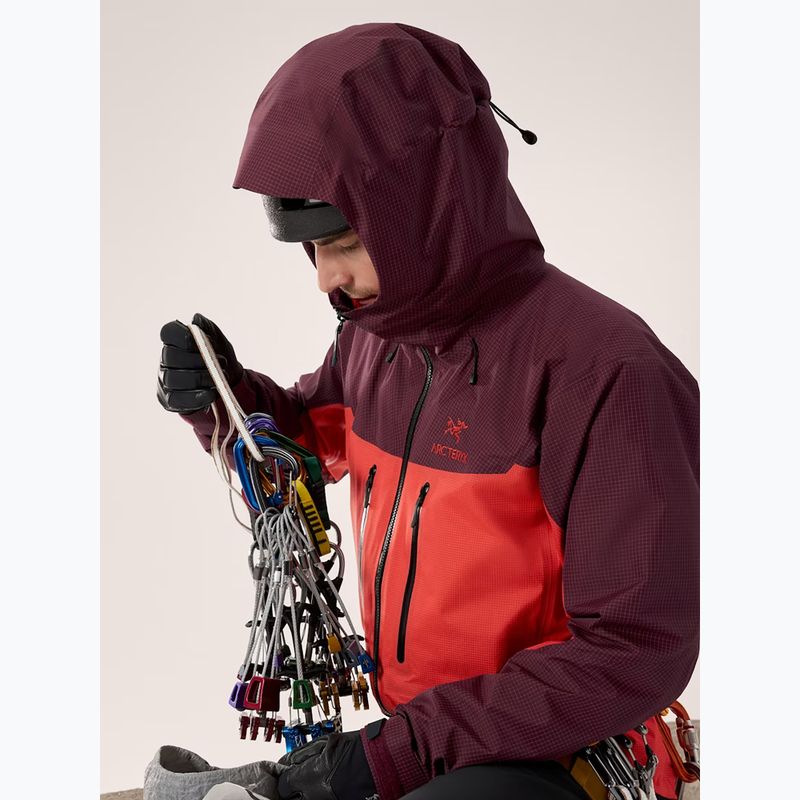 Geacă de ploaie pentru bărbați Arcteryx Alpha mars/dynasty 9