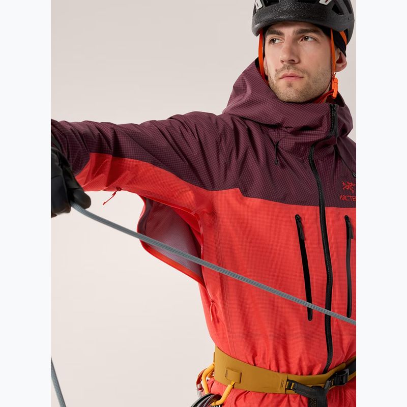 Geacă de ploaie pentru bărbați Arcteryx Alpha mars/dynasty 11