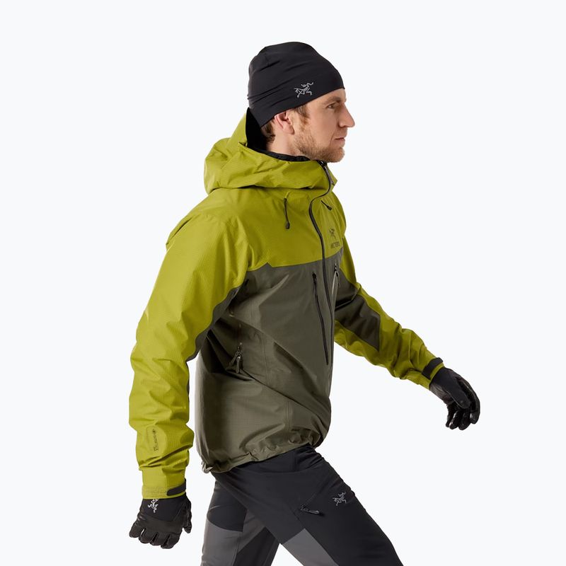 Geacă de ploaie pentru bărbați Arcteryx Alpha olive moss/tatsu 4