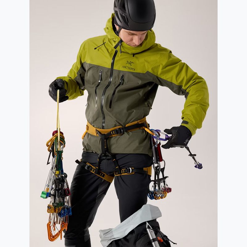 Geacă de ploaie pentru bărbați Arcteryx Alpha olive moss/tatsu 10