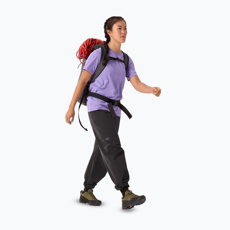 Tricou pentru femei Arcteryx Kragg Sl Cotton Emblem Crew aster 2