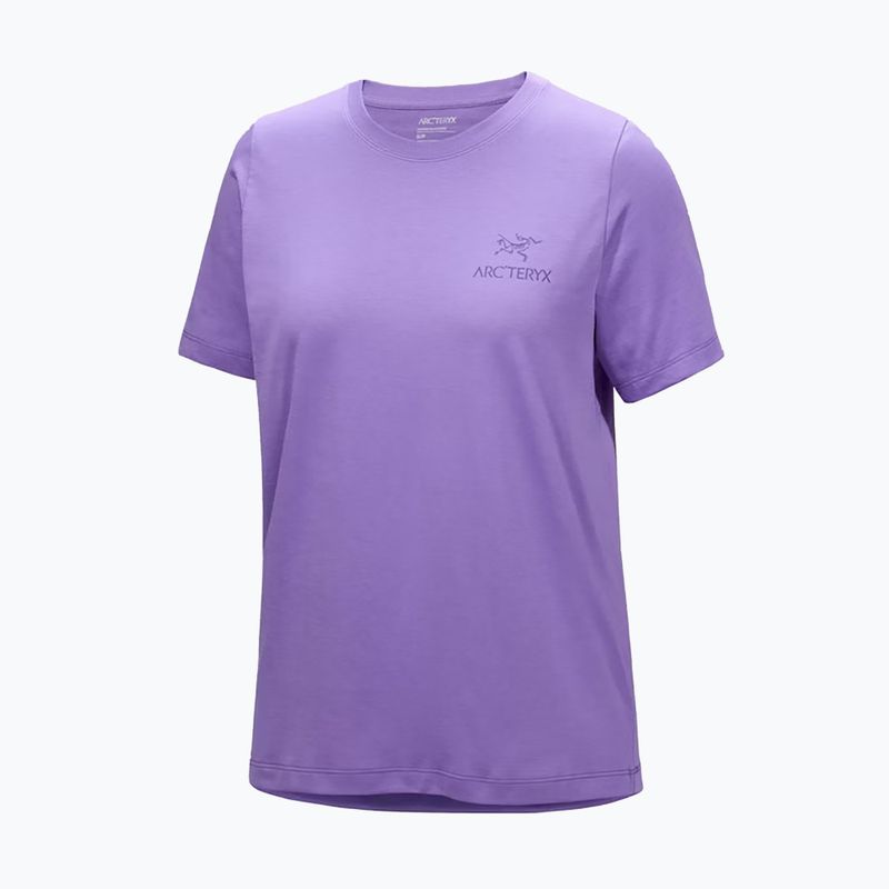 Tricou pentru femei Arcteryx Kragg Sl Cotton Emblem Crew aster 6