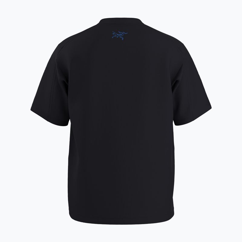 Tricou pentru bărbați  Arcteryx Kragg Cotton Lithographica black 2