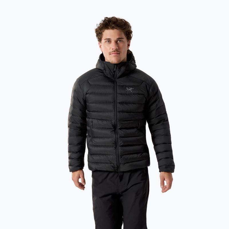 Geacă izolată pentru bărbați Arcteryx Cerium Hoody black