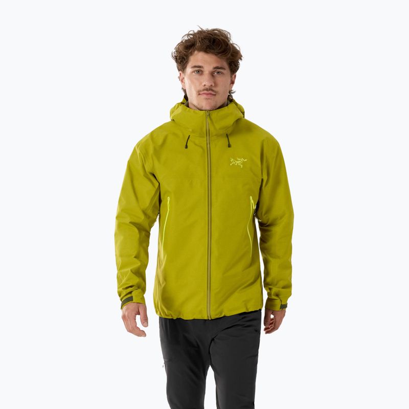 Geacă de ploaie pentru bărbați Arc'teryx Beta SL olive moss/euphoria