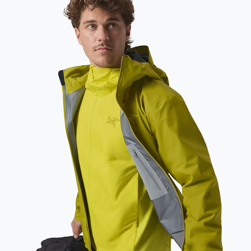 Geacă de ploaie pentru bărbați Arcteryx Beta SL olive moss/euphoria 4