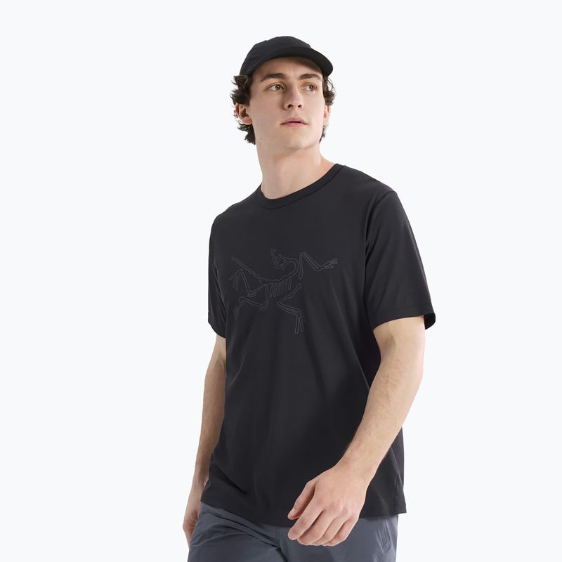 Tricou pentru bărbați Arcteryx Cormac Logo black 4