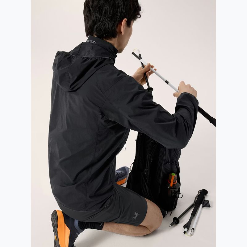 Geacă rezistentă la vânt pentru femei Arcteryx Ossa Stowhood black 7