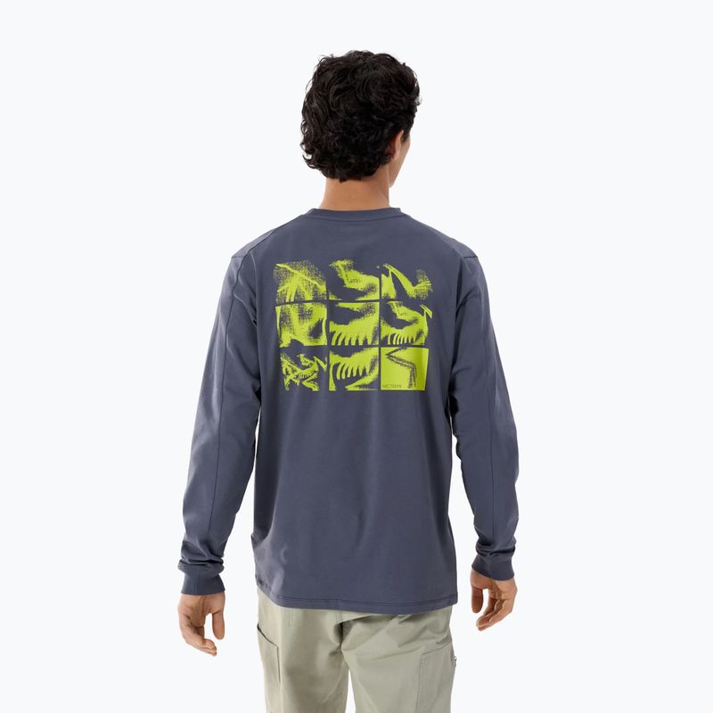Longsleeve pentru bărbați Arc'teryx Kragg SL Cotton Bird Tile dark stratus/euphoria 3