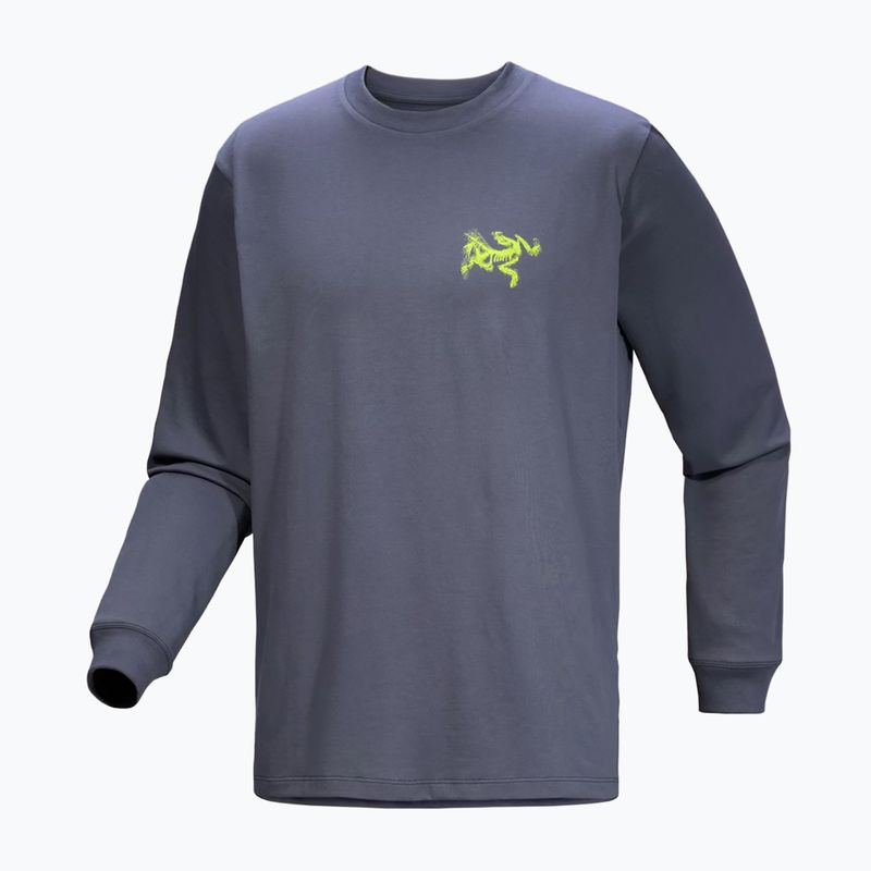 Longsleeve pentru bărbați Arcteryx Kragg SL Cotton Bird Tile dark stratus/euphoria 5