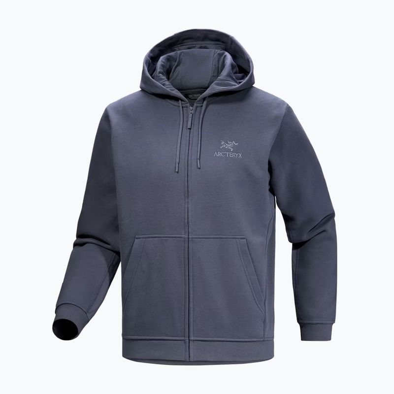 Bluză polar de trekking pentru bărbați Arc'teryx Emblem Fleece Full-Zip Hoody dark stratus 6