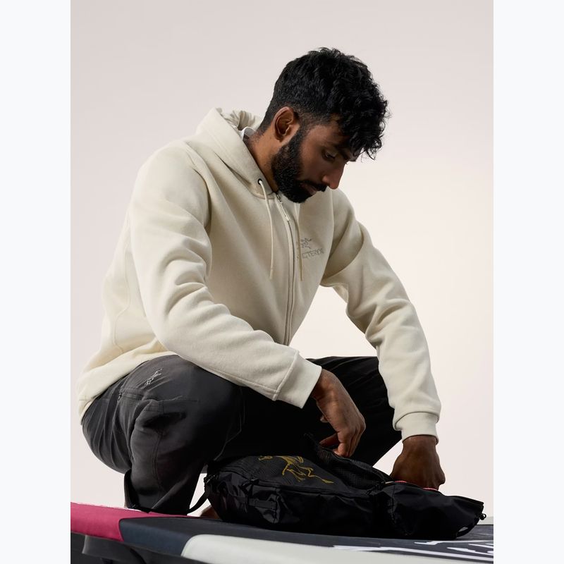 Bluză polar de trekking pentru bărbați Arc'teryx Emblem Fleece Full-Zip Hoody sea salt 6