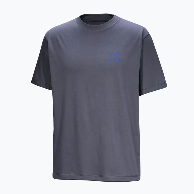 Tricou pentru bărbați Arcteryx Kragg Sl Cotton Bird Word dk stratus/fluidity 6