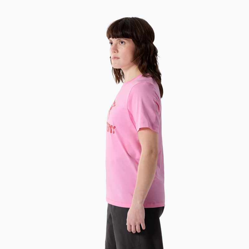 Tricou pentru femei Arcteryx Kragg SL Cotton Heatmap Crew pineberry 3